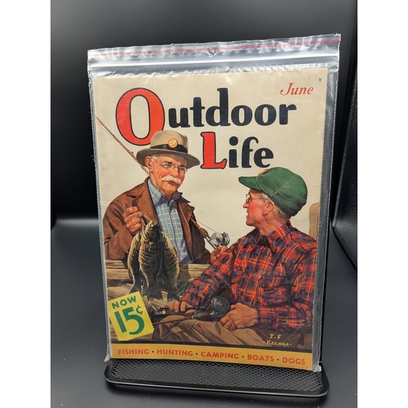 Other - Vintage Outdoor Life Magazine‎ June 1936 Fishing Hunting Camping Cover